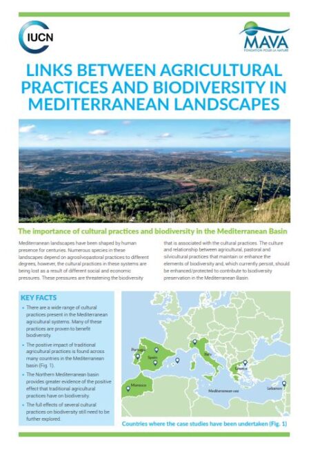 Links Between Agricultural Practices and Biodiversity in Mediterranean Landscapes