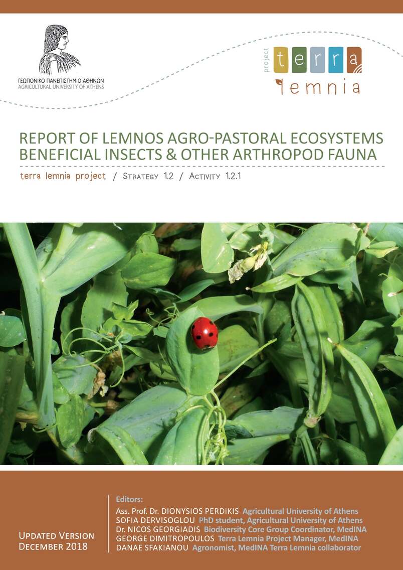 Report of Lemnos Agro-Pastoral Ecosystems Beneficial Insects & Other Arthropod Fauna